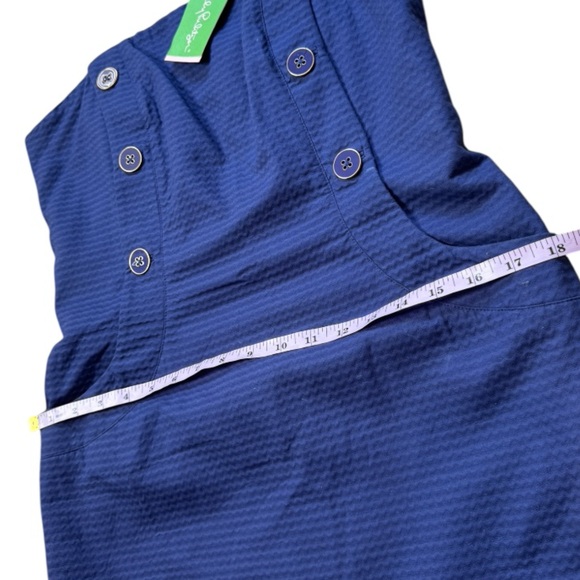 Lilly Pulitzer Vanna Dress in Bright Navy size 10 96741 NWT - Picture 10 of 12